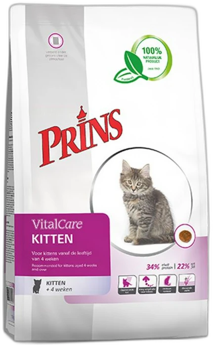 Prins VitalCare Kitten - Kattenvoer - Gevogelte - 10Ā kg Prins VitalCare Kitten - Kattenvoer - Gevogelte - 10Ā kg